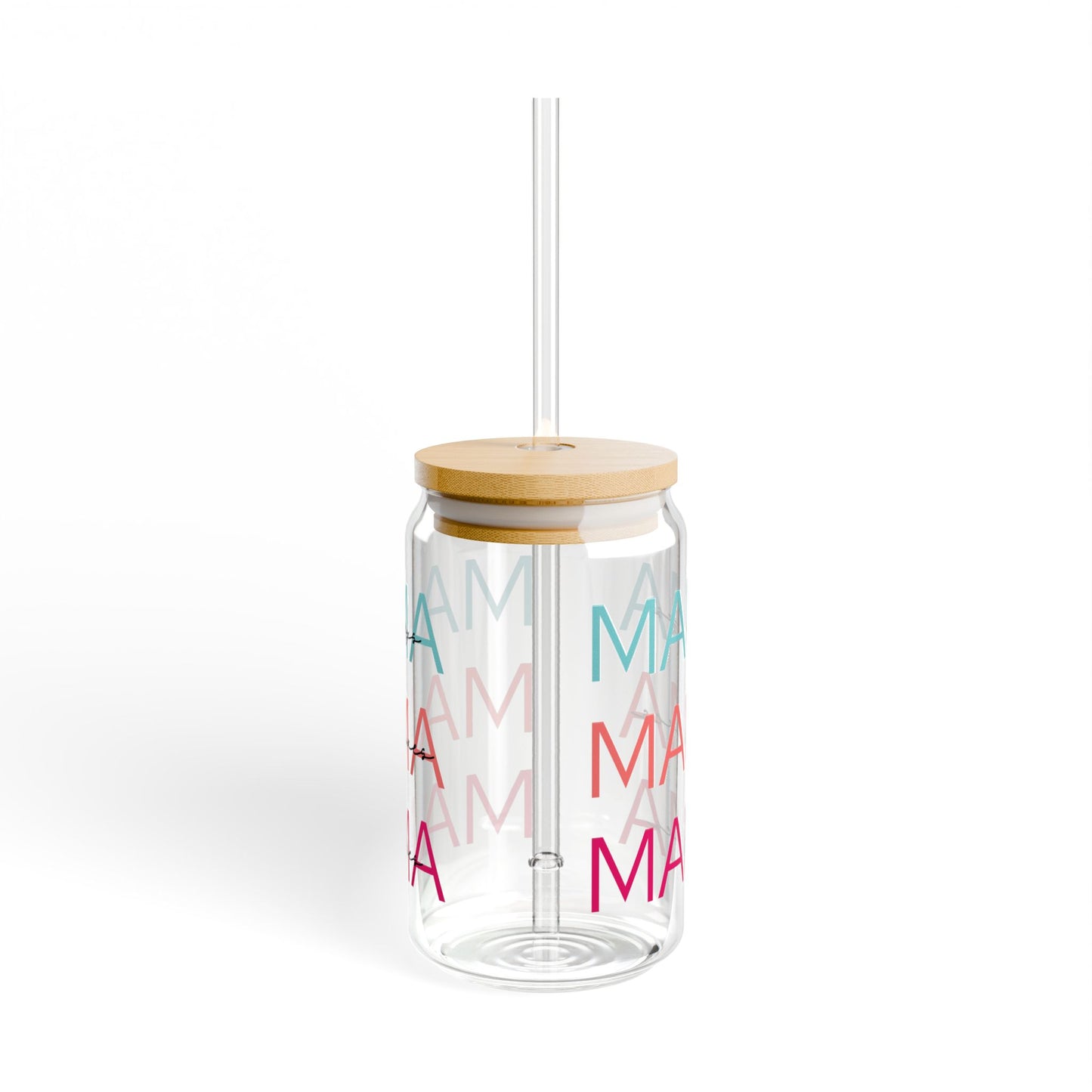 Faith-Filled Mama Glass Tumbler,  16oz