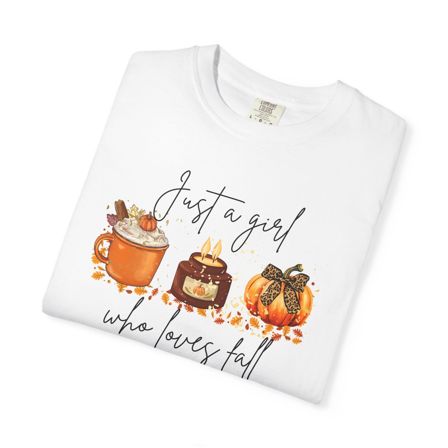 🍂 Just a Girl Who Loves Fall Tee 🍂 Comfort Colors Tee