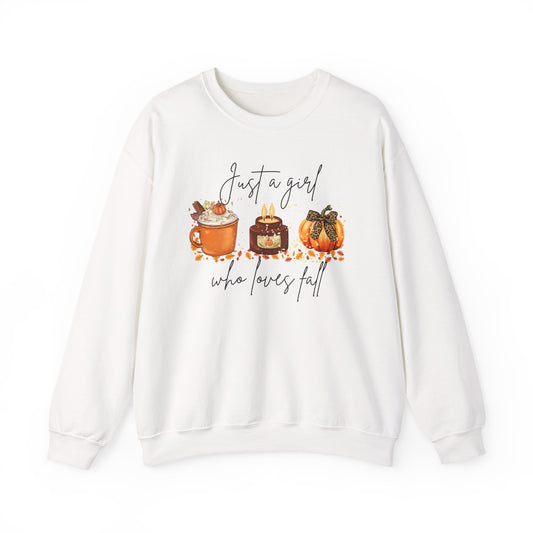 Just a Girl Who Loves Fall Sweatshirt