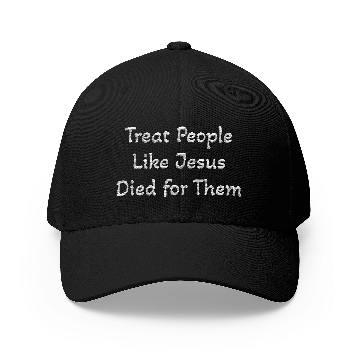 Embroidered Cap: Treat People Like Jesus