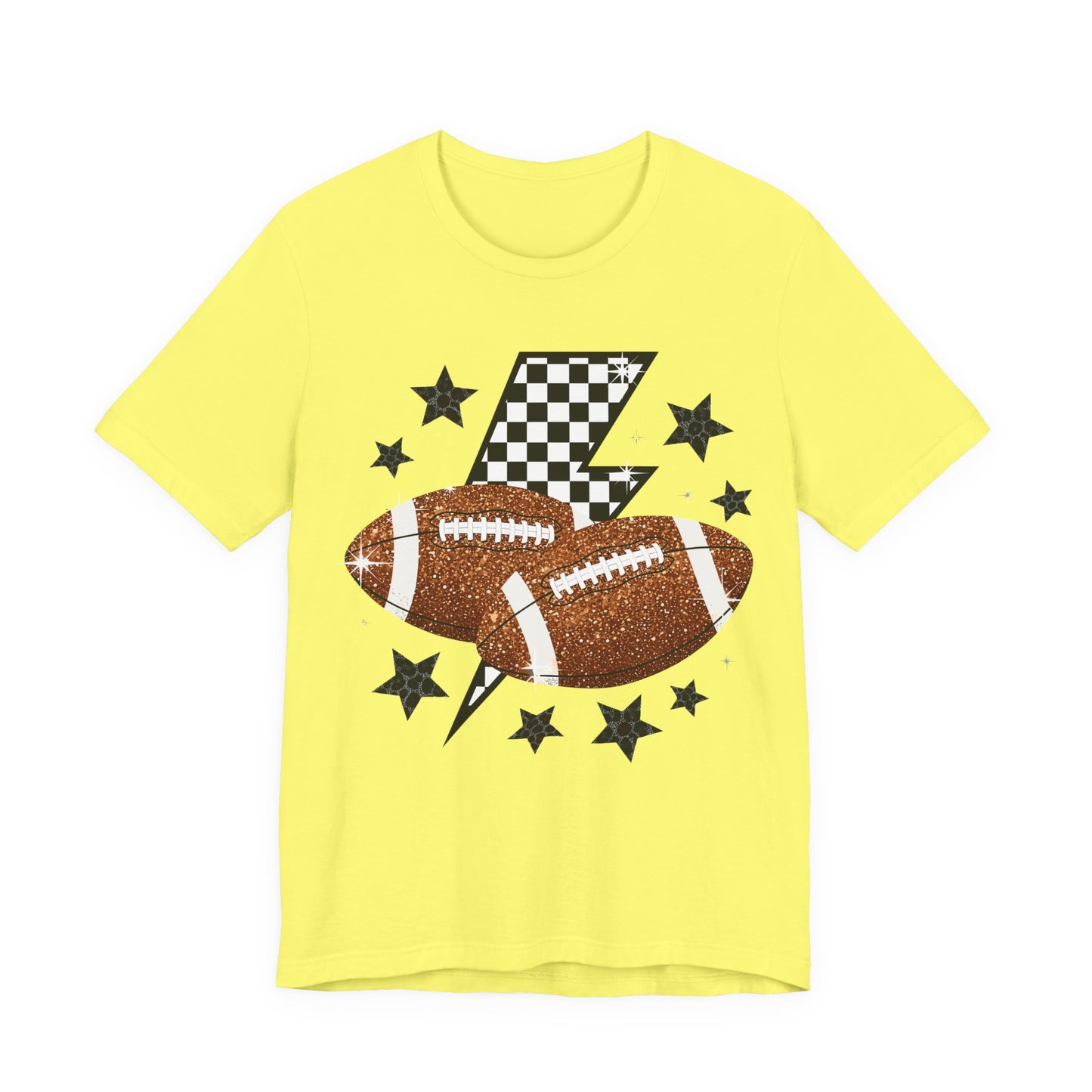 Sporty Football Graphic Tee, Casual Wear, Gift for Football Fans, Game Day Shirt, Unisex Sports Tee