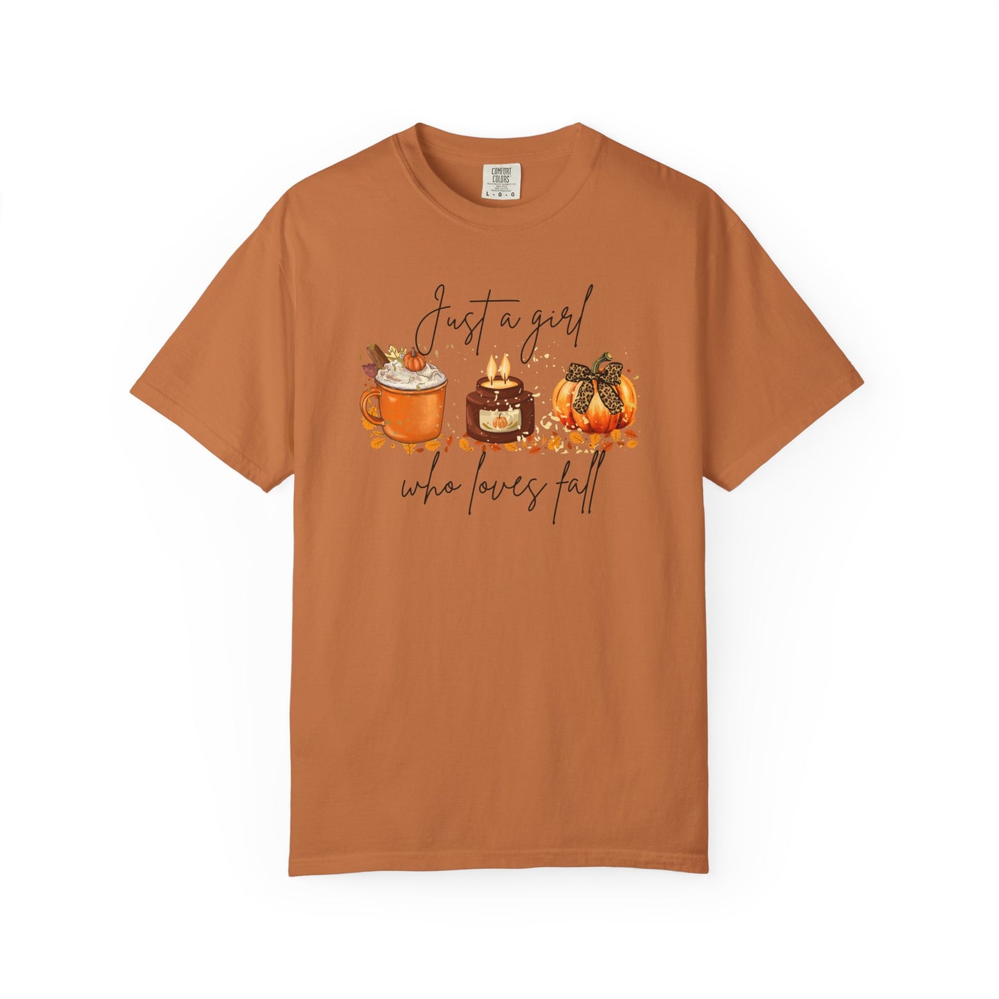🍂 Just a Girl Who Loves Fall Tee 🍂 Comfort Colors Tee