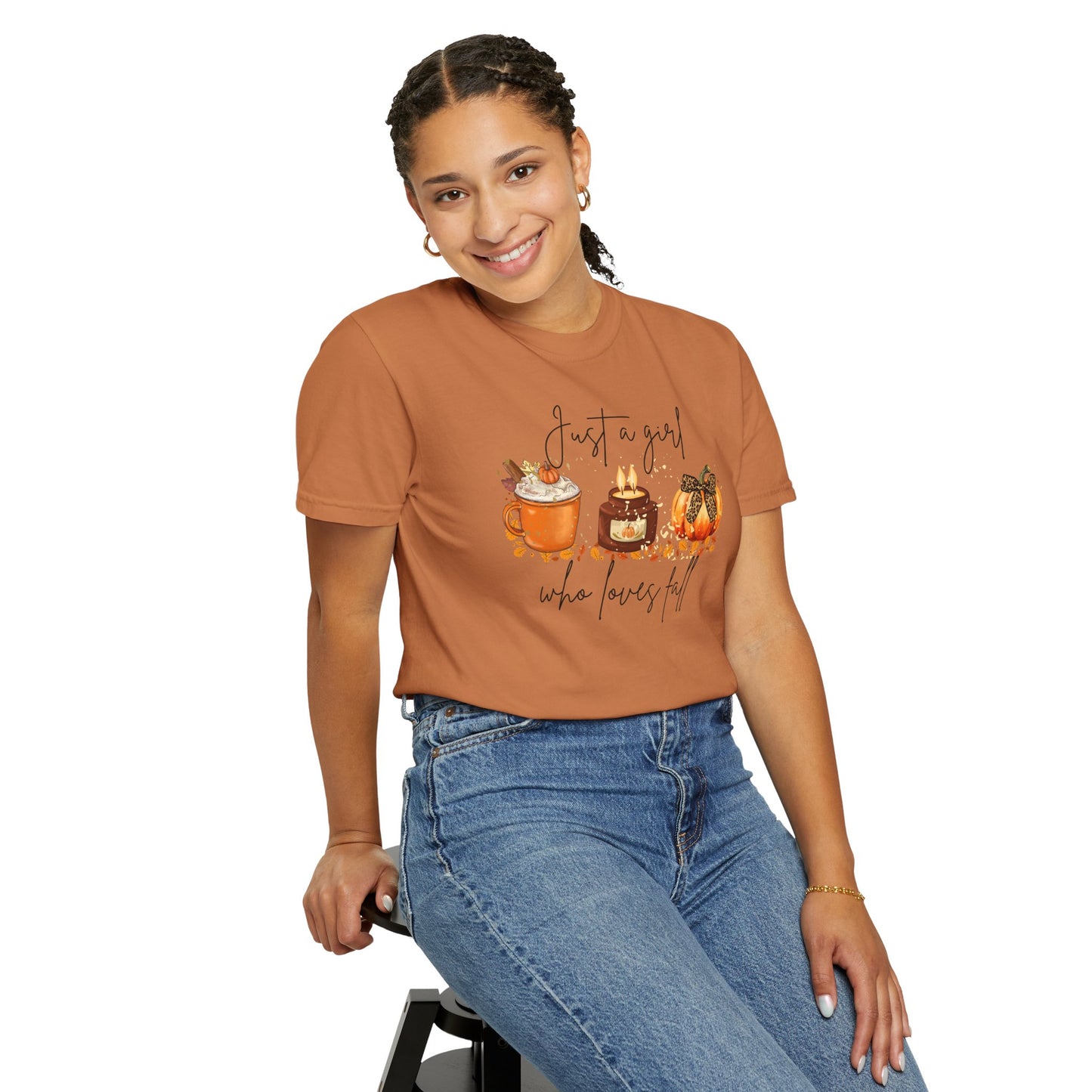 🍂 Just a Girl Who Loves Fall Tee 🍂 Comfort Colors Tee