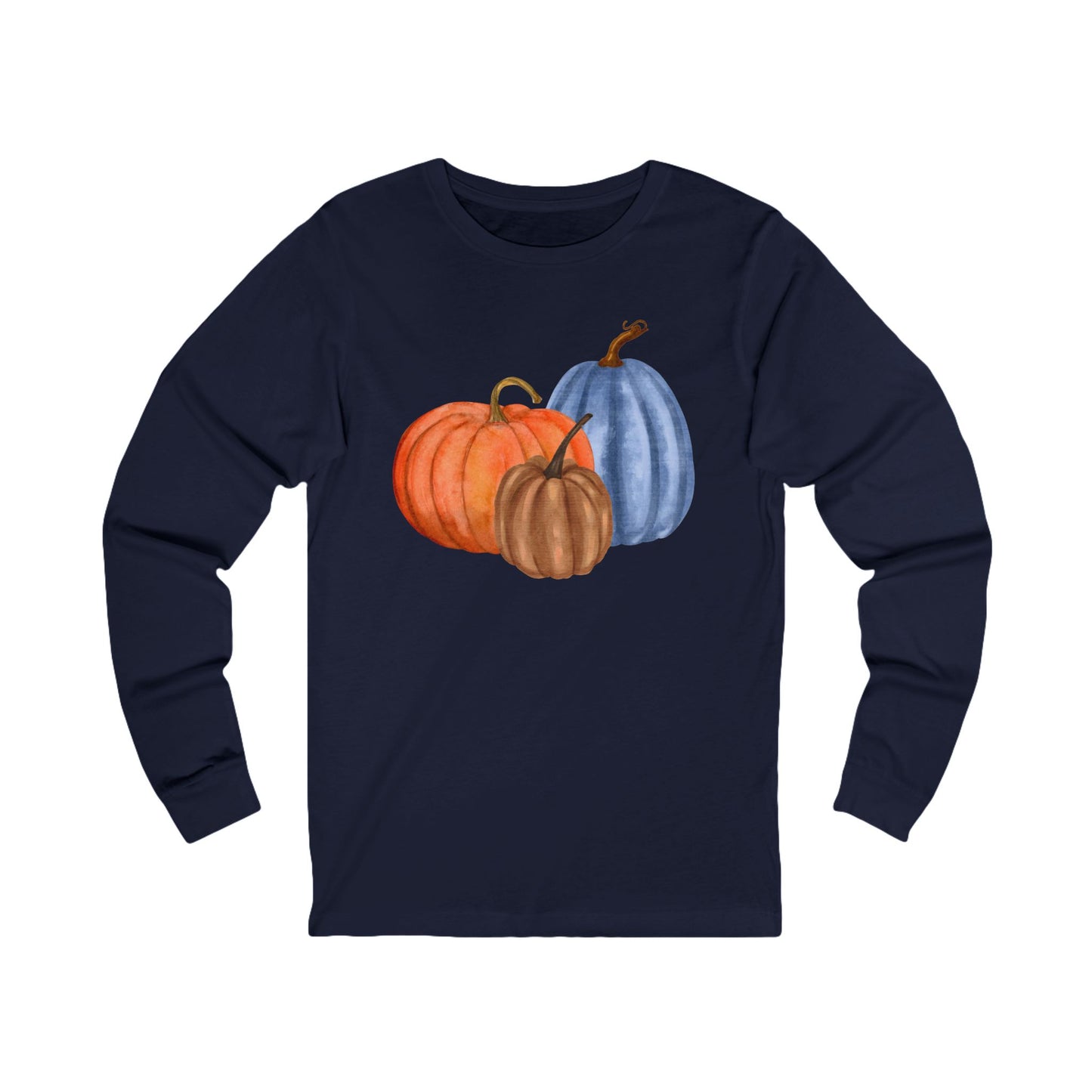 Pumpkin Patch Long Sleeve Tee | Perfect for Fall, Thanksgiving, Cozy Vibes, Unisex Style, Gift Ideas, Seasonal Apparel