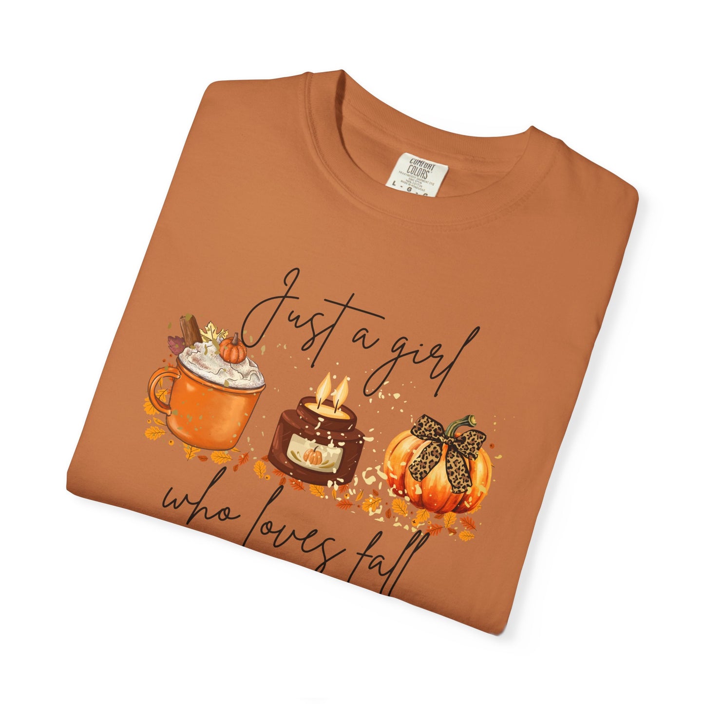 🍂 Just a Girl Who Loves Fall Tee 🍂 Comfort Colors Tee