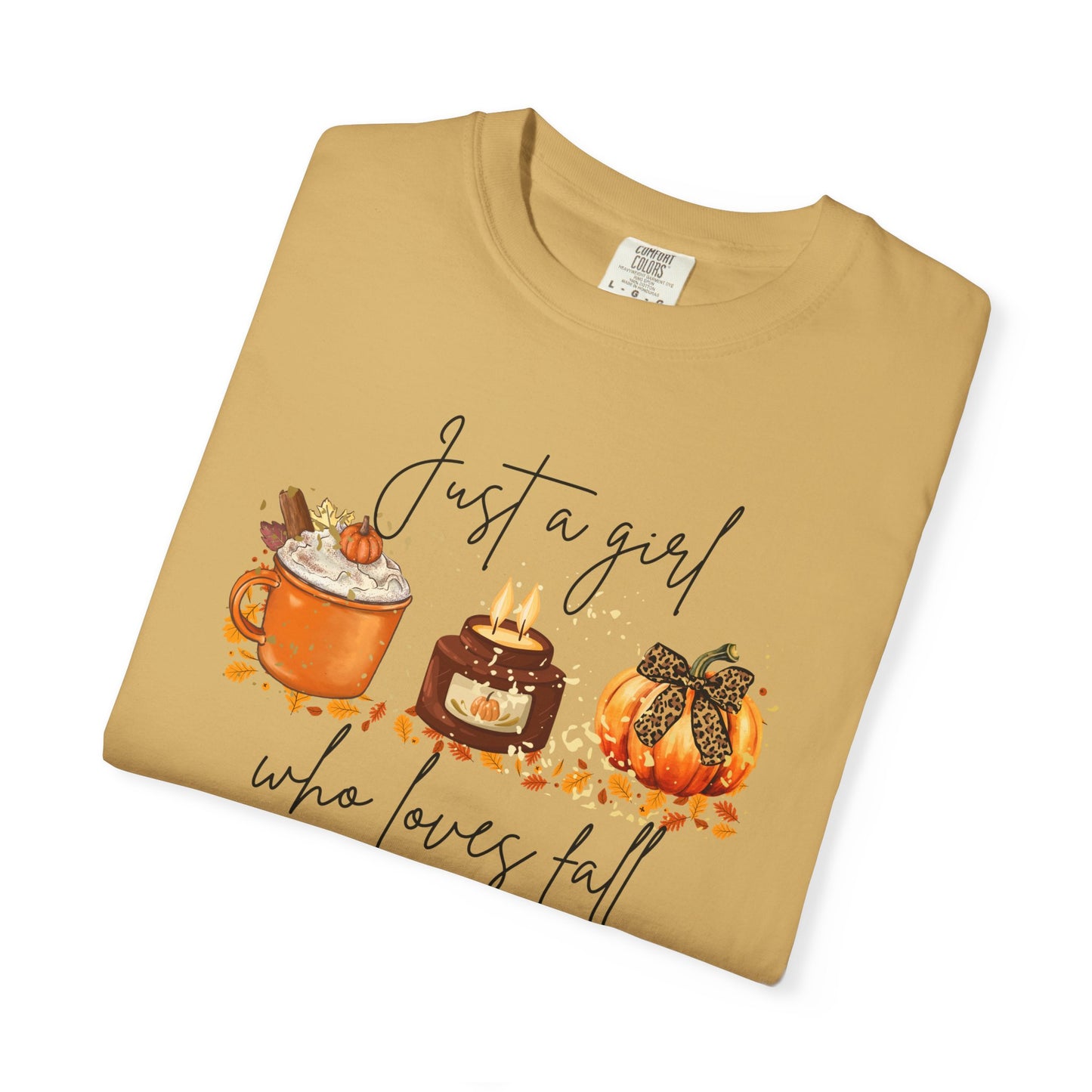 🍂 Just a Girl Who Loves Fall Tee 🍂 Comfort Colors Tee