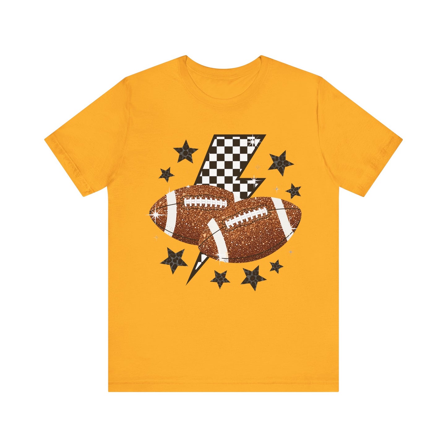 Sporty Football Graphic Tee, Casual Wear, Gift for Football Fans, Game Day Shirt, Unisex Sports Tee