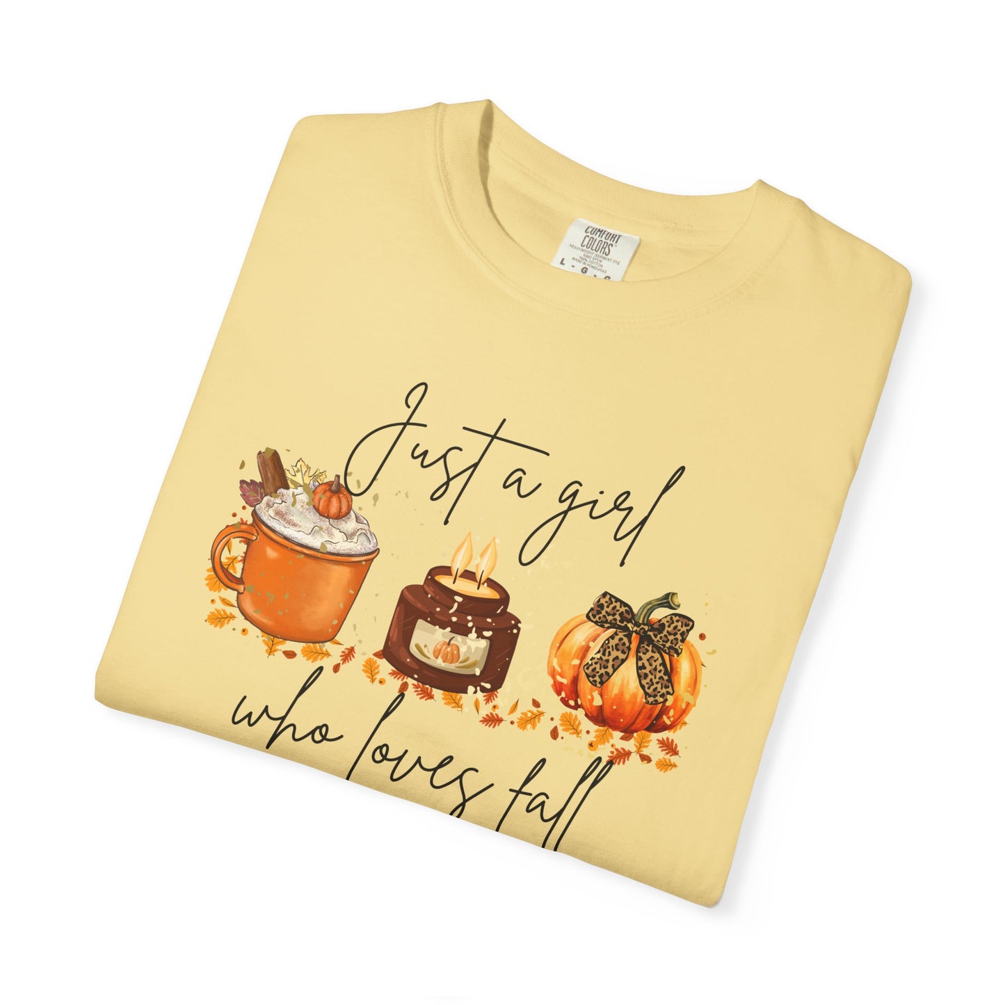 🍂 Just a Girl Who Loves Fall Tee 🍂 Comfort Colors Tee
