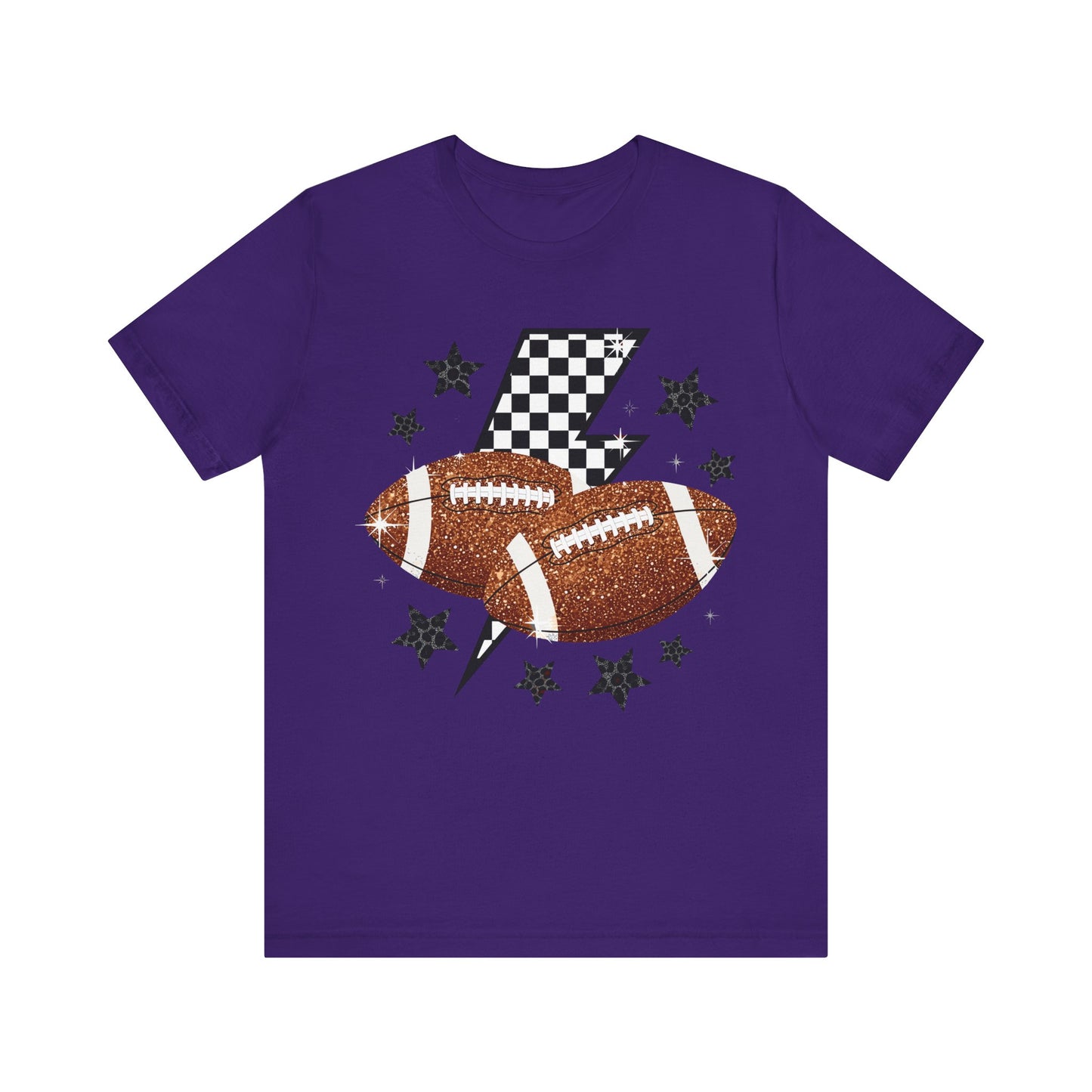 Sporty Football Graphic Tee, Casual Wear, Gift for Football Fans, Game Day Shirt, Unisex Sports Tee