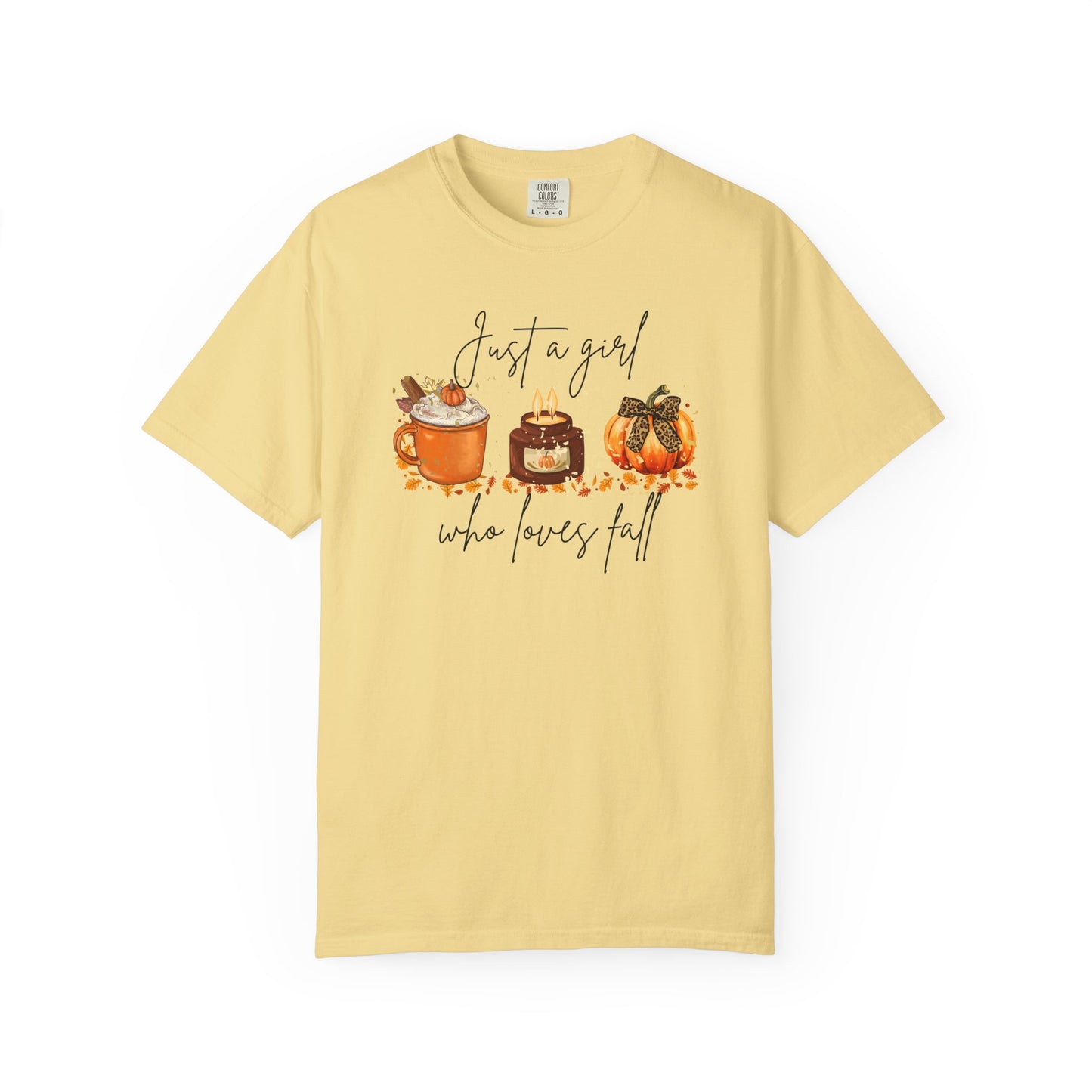 🍂 Just a Girl Who Loves Fall Tee 🍂 Comfort Colors Tee
