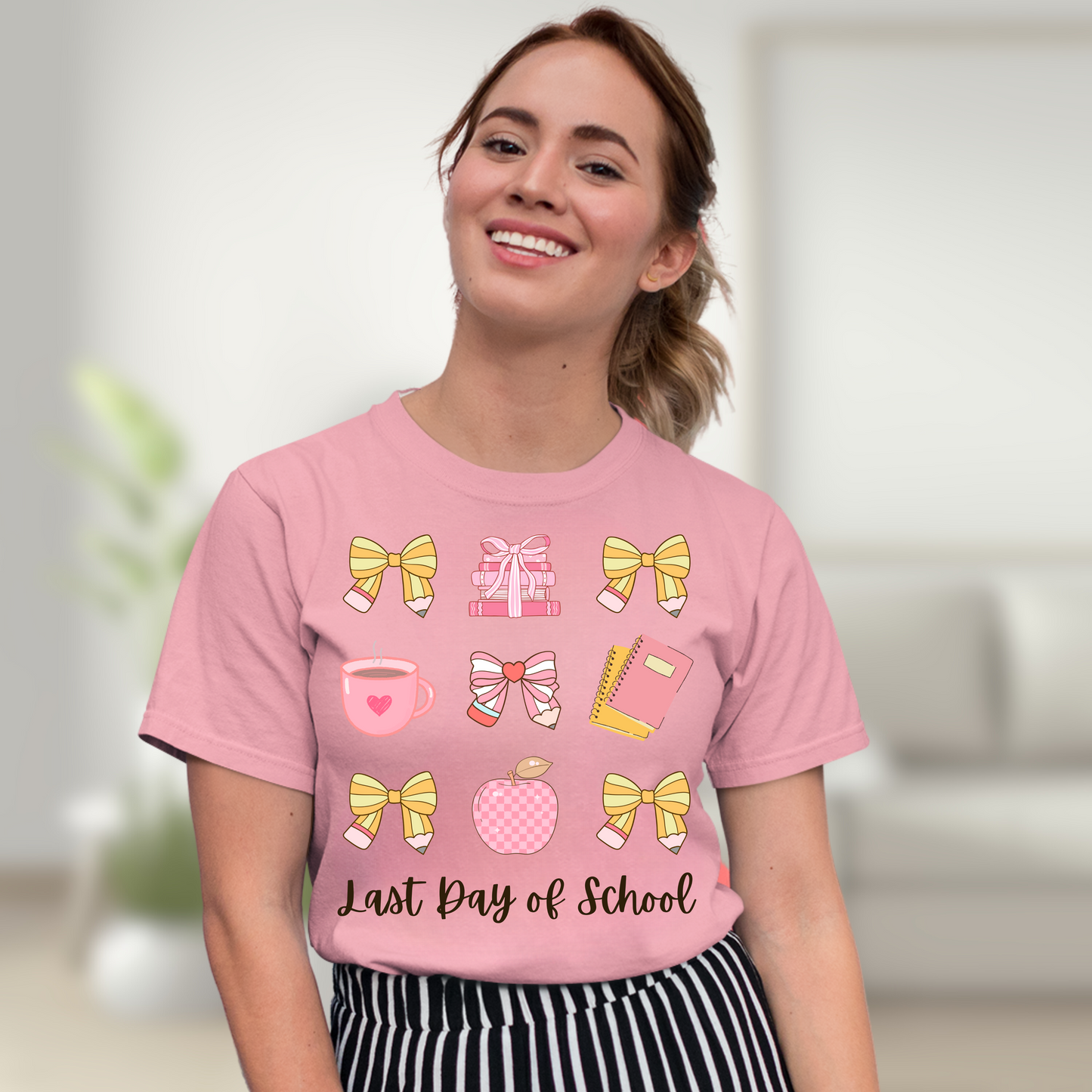 Last Day of School Coquette Bows Tee