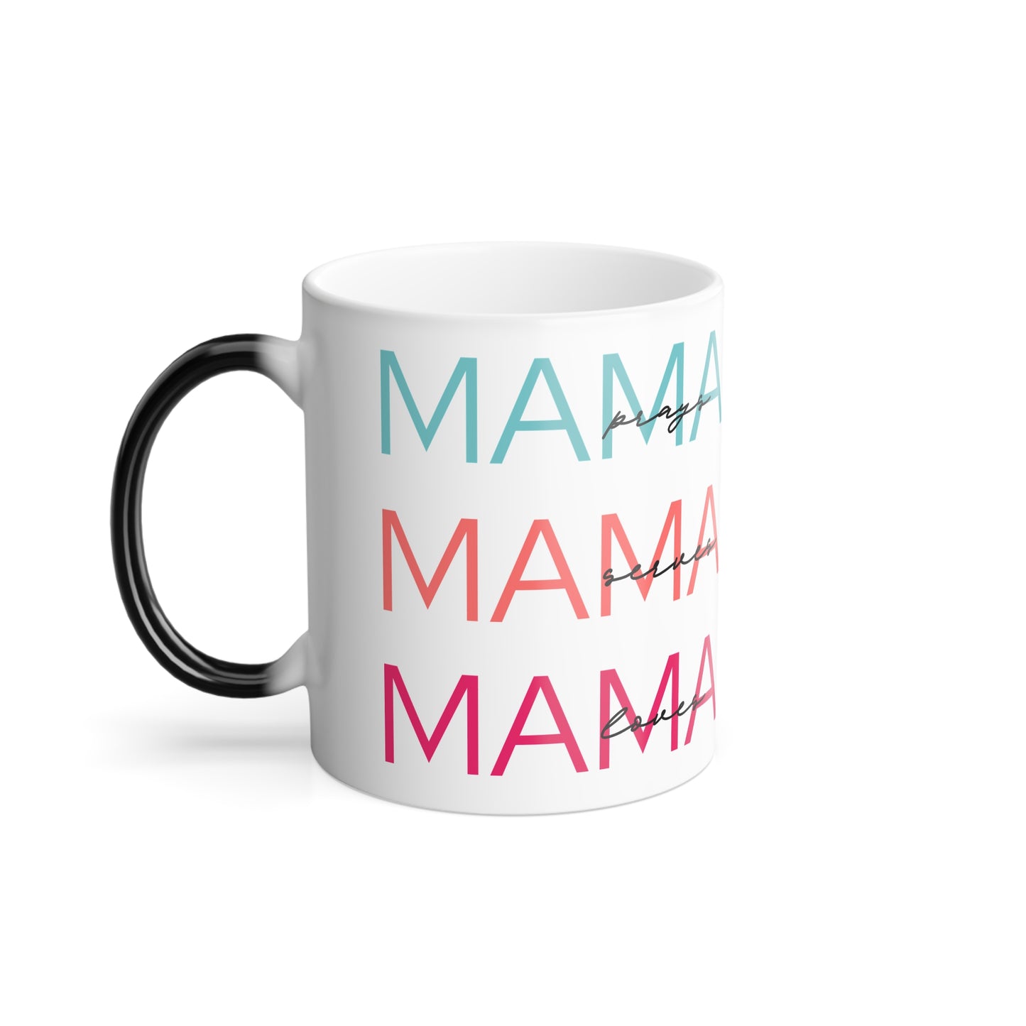 Faith-Filled Mama Color-Changing Mug, 11 oz.