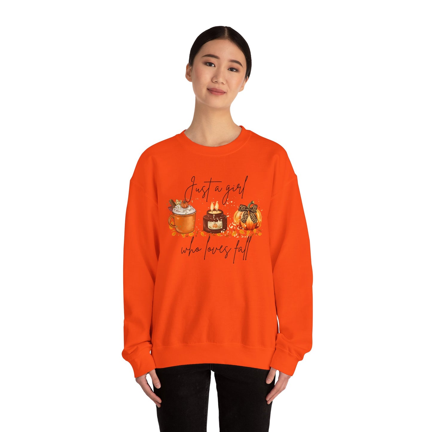 Just a Girl Who Loves Fall Sweatshirt