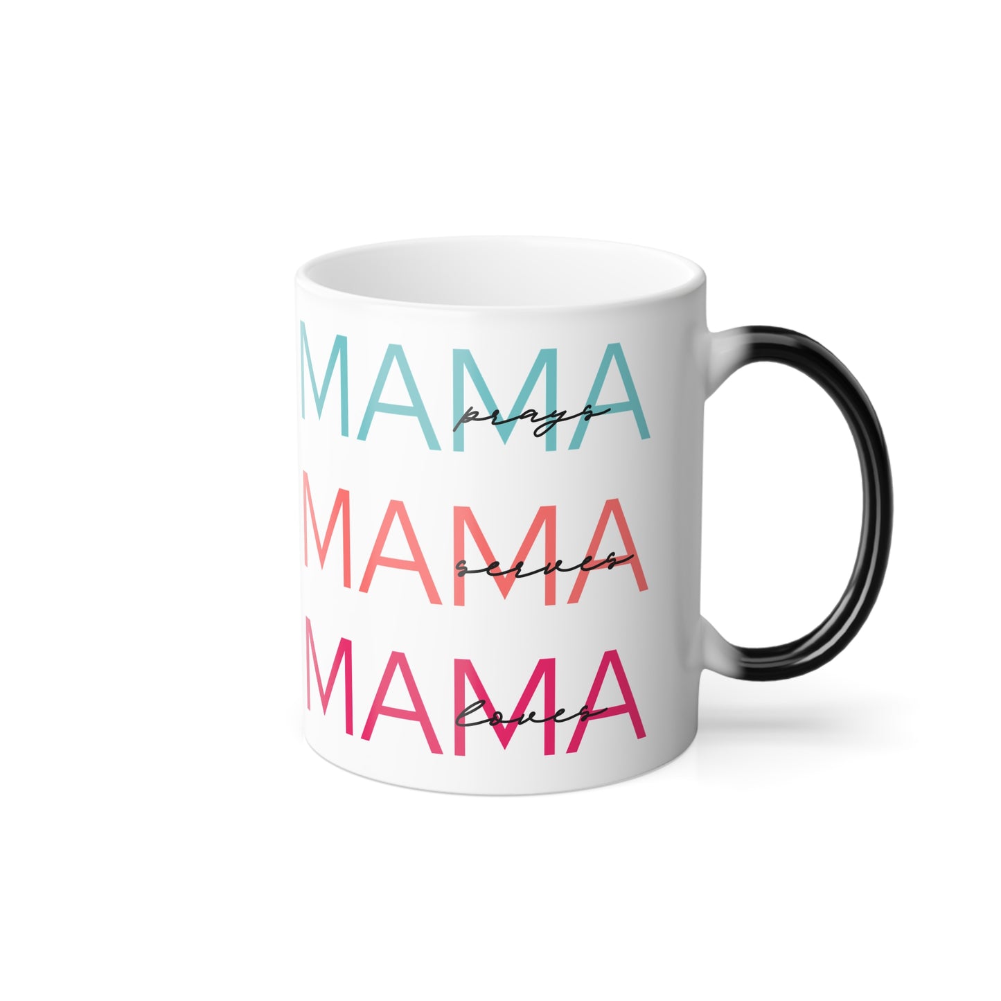 Faith-Filled Mama Color-Changing Mug, 11 oz.