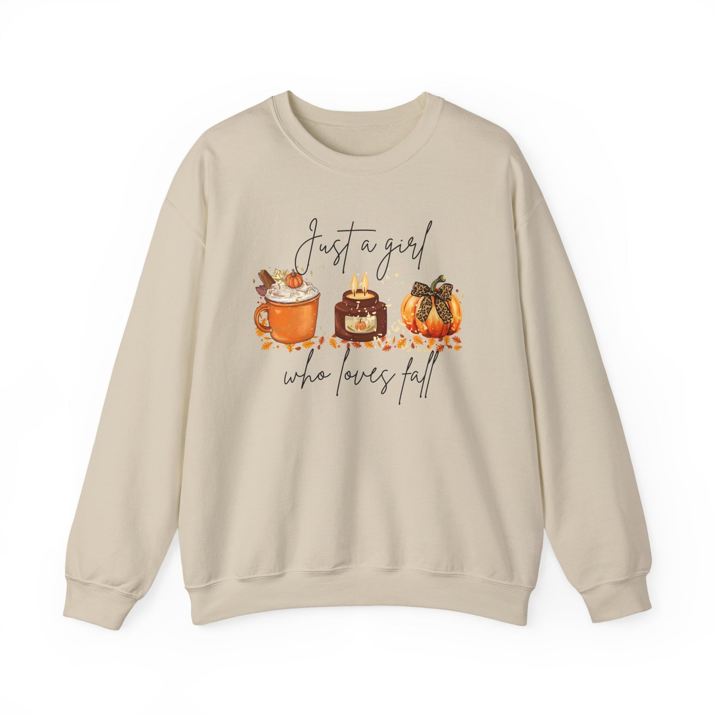 Just a Girl Who Loves Fall Sweatshirt