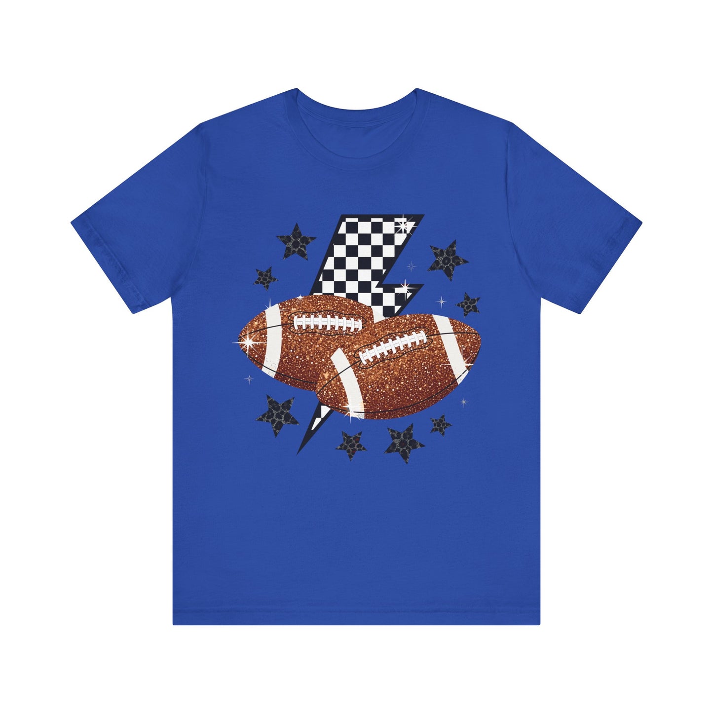 Sporty Football Graphic Tee, Casual Wear, Gift for Football Fans, Game Day Shirt, Unisex Sports Tee