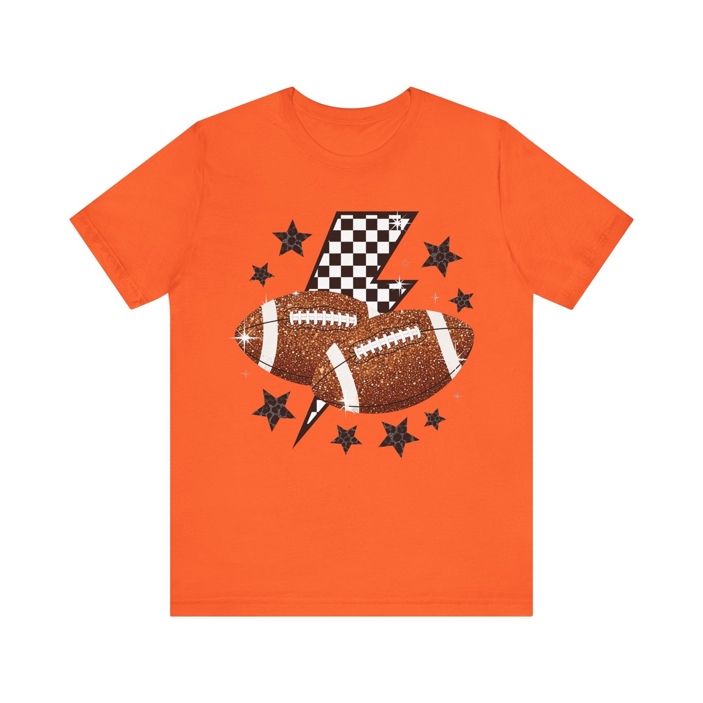 Sporty Football Graphic Tee, Casual Wear, Gift for Football Fans, Game Day Shirt, Unisex Sports Tee