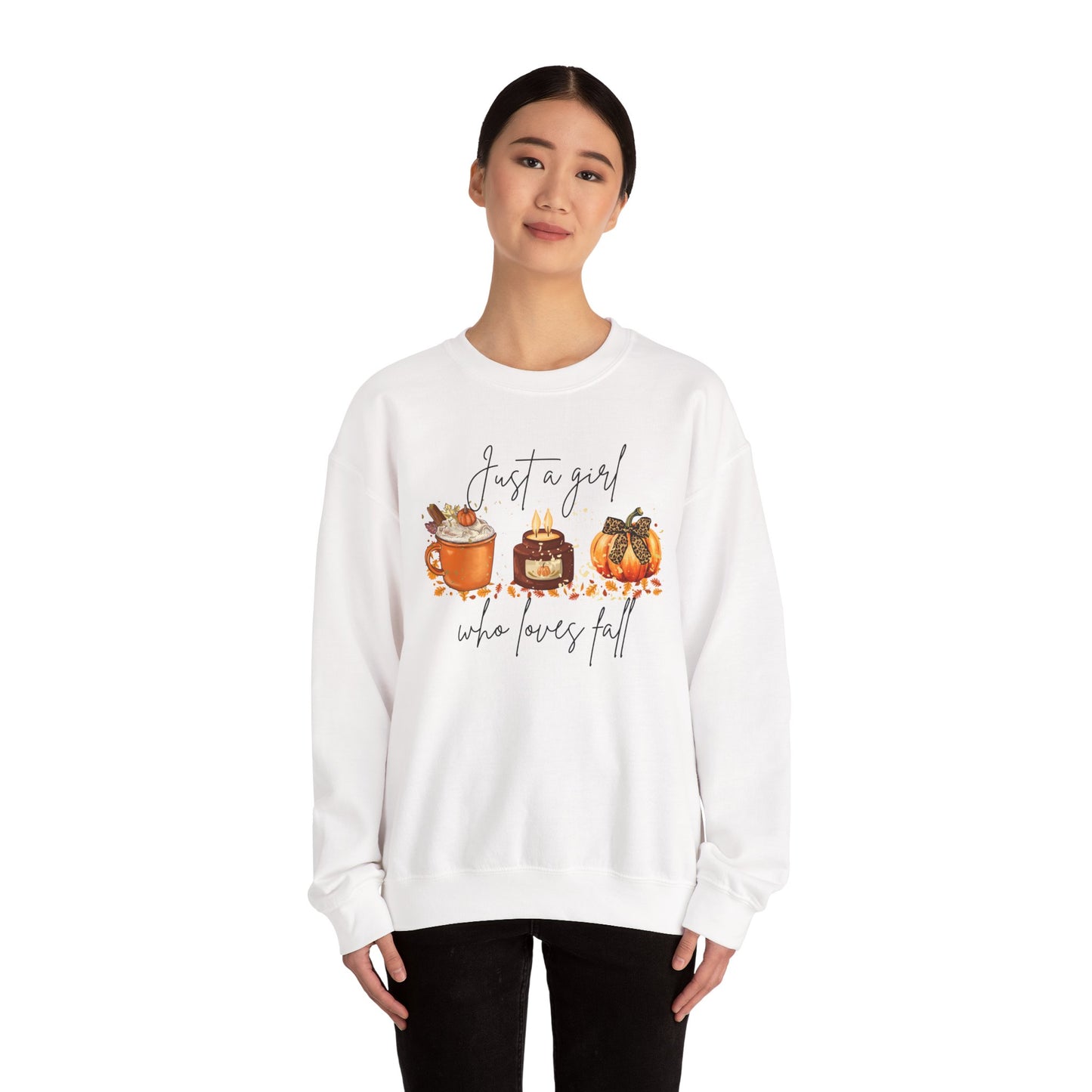 Just a Girl Who Loves Fall Sweatshirt