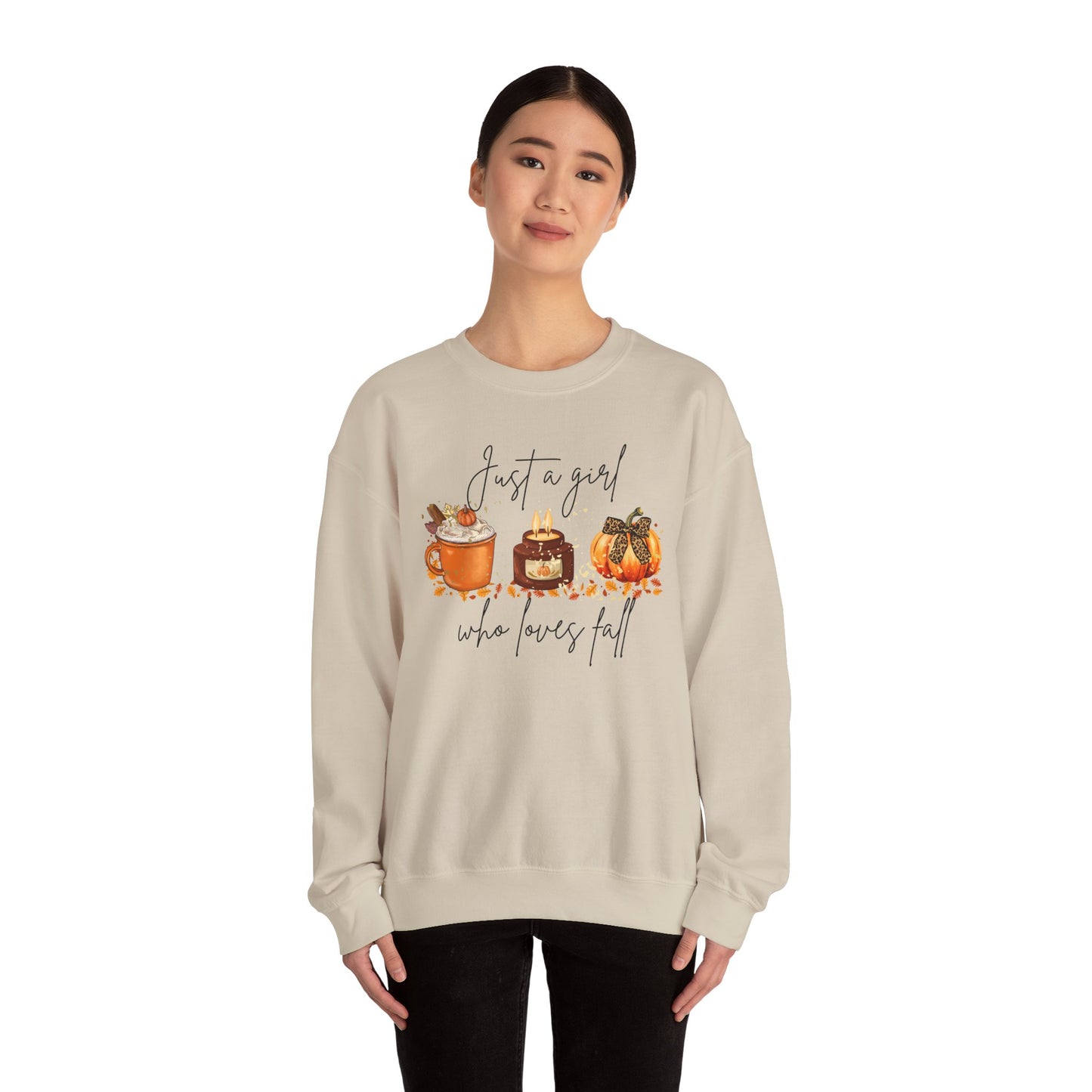 Just a Girl Who Loves Fall Sweatshirt