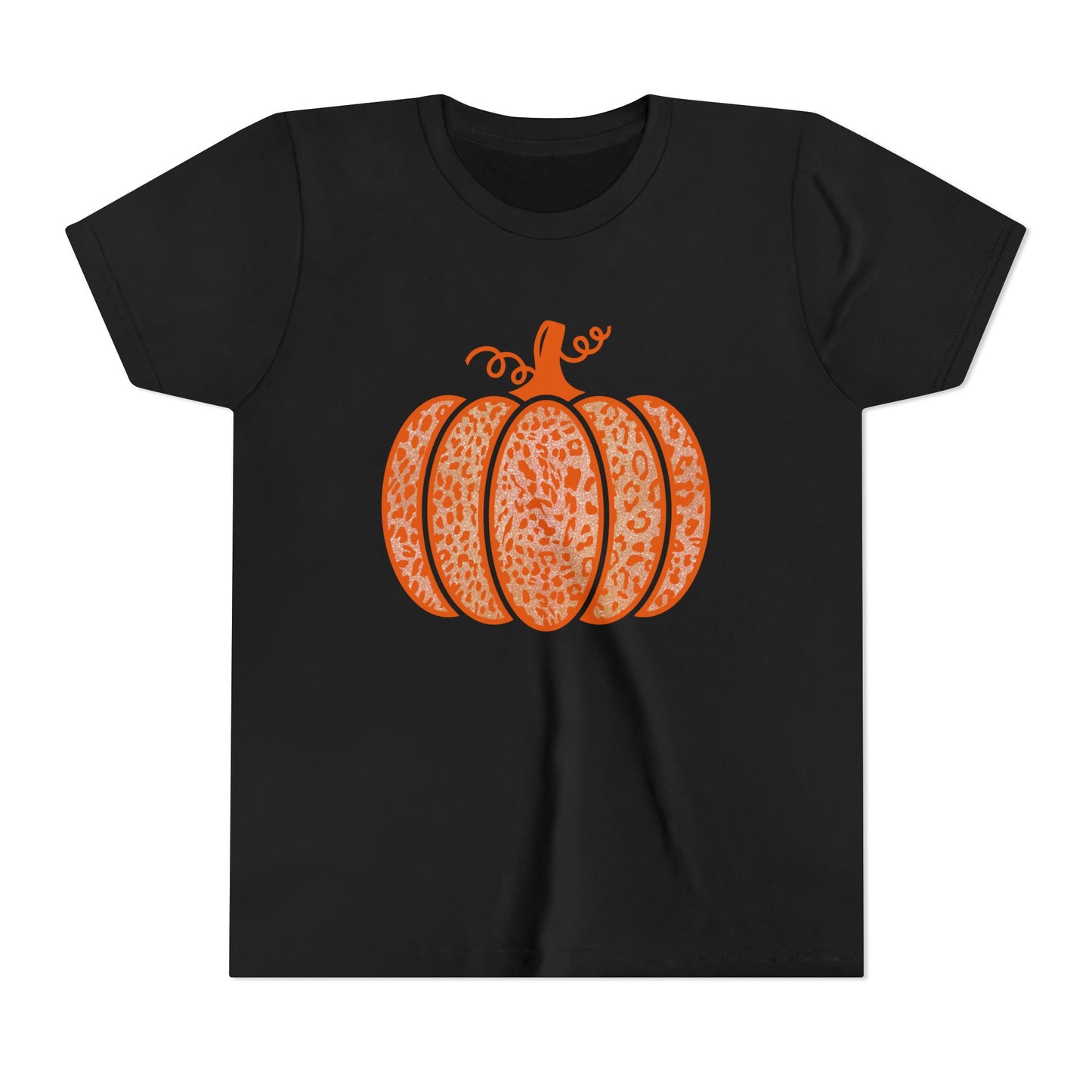 Pumpkin Print Youth Tee, Fall Apparel, Kids Pumpkin T-Shirt, Autumn Casual Wear, Seasonal Top