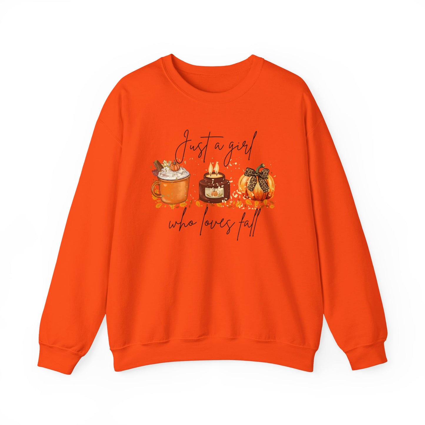 Just a Girl Who Loves Fall Sweatshirt