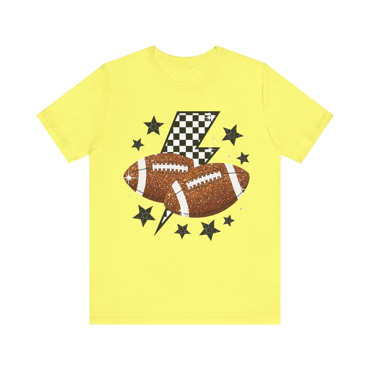 Sporty Football Graphic Tee, Casual Wear, Gift for Football Fans, Game Day Shirt, Unisex Sports Tee