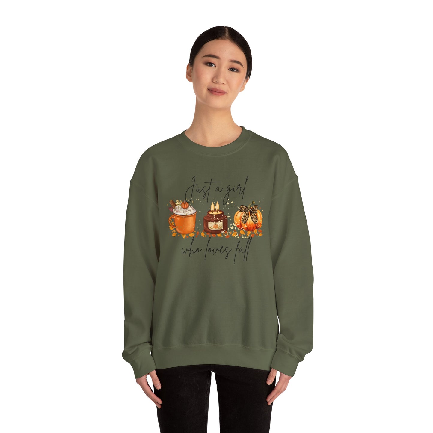 Just a Girl Who Loves Fall Sweatshirt