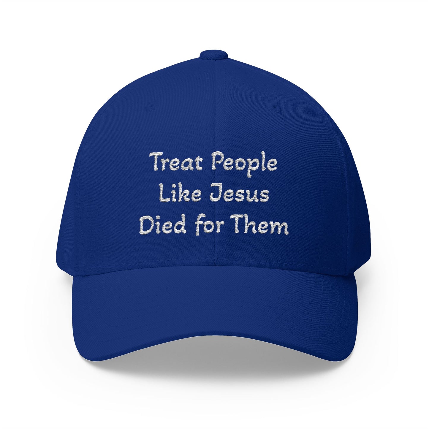 Embroidered Cap: Treat People Like Jesus